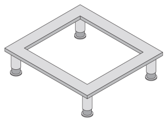 Подставка открытая UG I Combi-Duo RATIONAL 60.30.362 в ШефСтор (chefstore.ru)